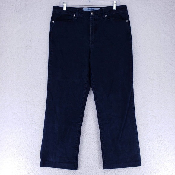 Gloria Vanderbilt Denim - Gloria Vanderbilt Jeans Womens Size 14 Dark Blue Wash Sophia Vintage Pants